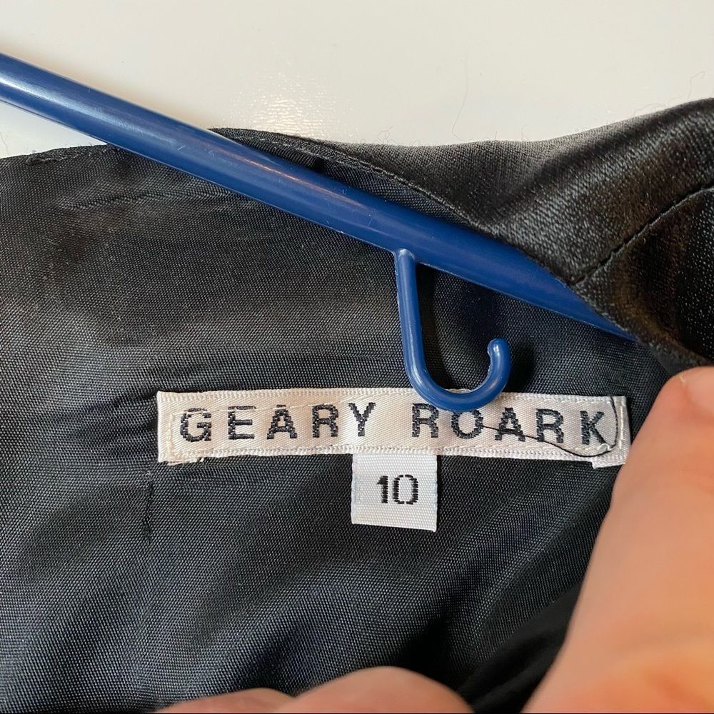 Vintage Geary roark black dress size 10 - Picture 4 of 9